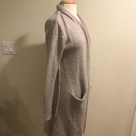 LOVESTITCH distressed back cardigan 2 pockets Sz M - Picture 2 of 5